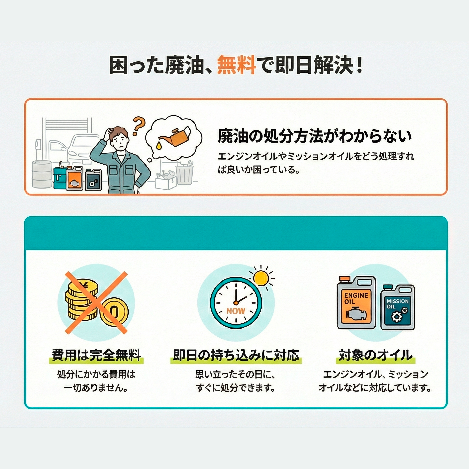 【札幌】廃油処分にお困りの個人・企業様へ!無料・即日持ち込み可能な「廃油引き取りサービス」で今すぐスッキリ解決しませんか? 【札幌】廃油処分にお困りの個人・企業様へ!無料・即日持ち込み可能な「廃油引き取りサービス」で今すぐスッキリ解決しませんか?